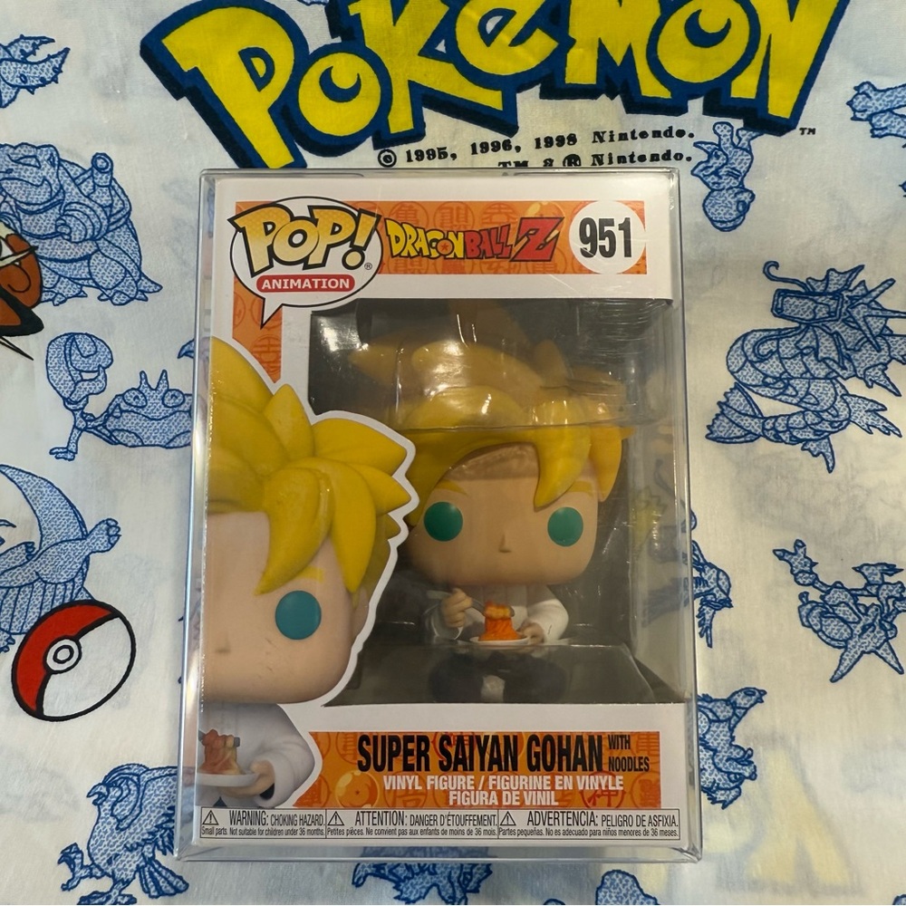 Funko Pop! Vinyl: Dragon Ball Z- Super Saiyan Gohan with Noodles #951